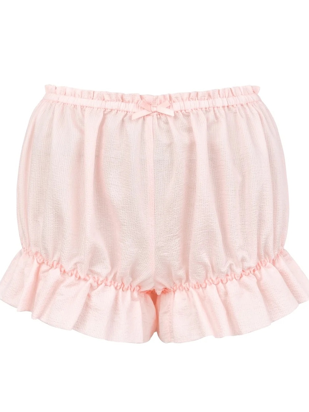 My Mum Made It Sheer Bloomers Ruffled Hem Shorts